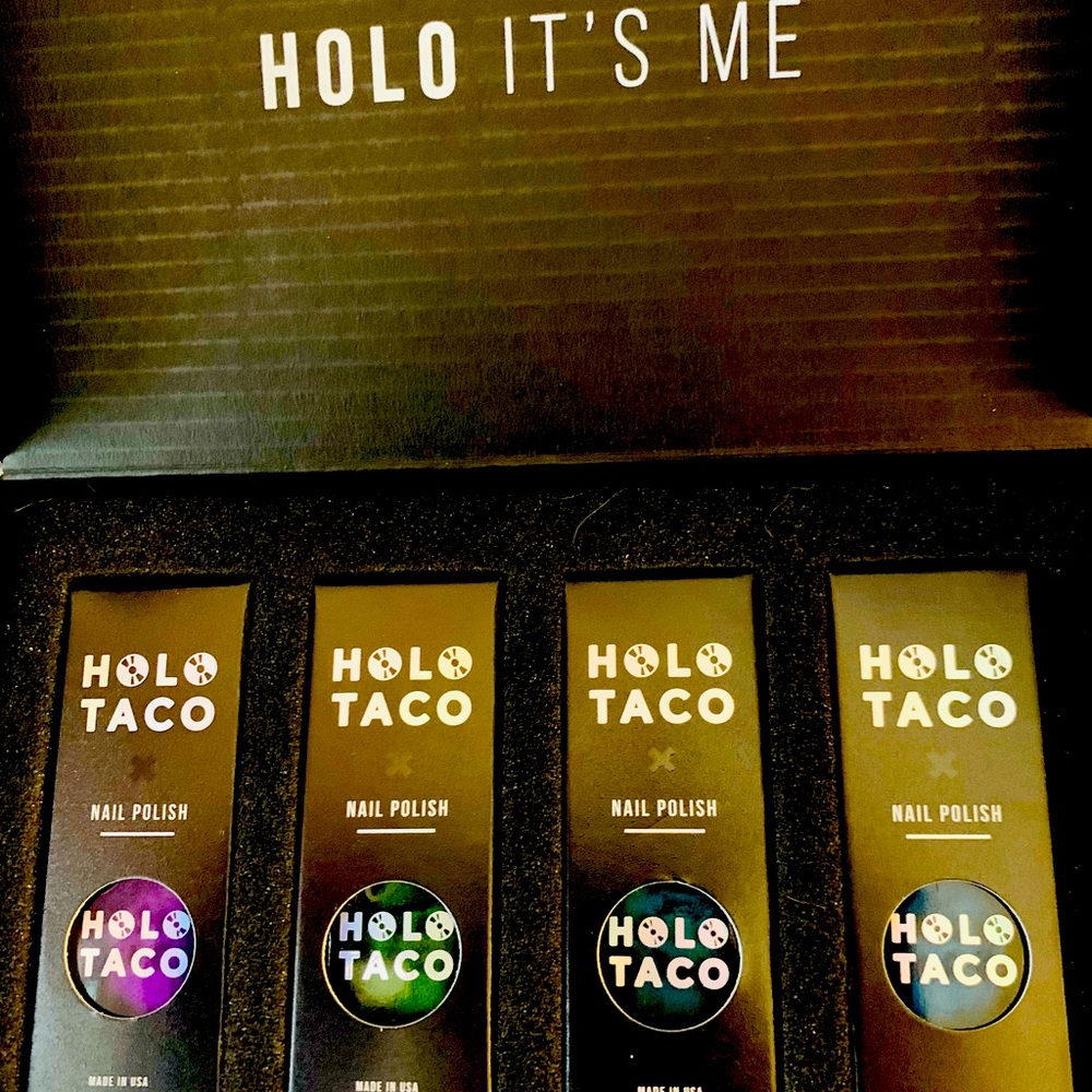 NWT Set of 5 Holo Taco nail polish